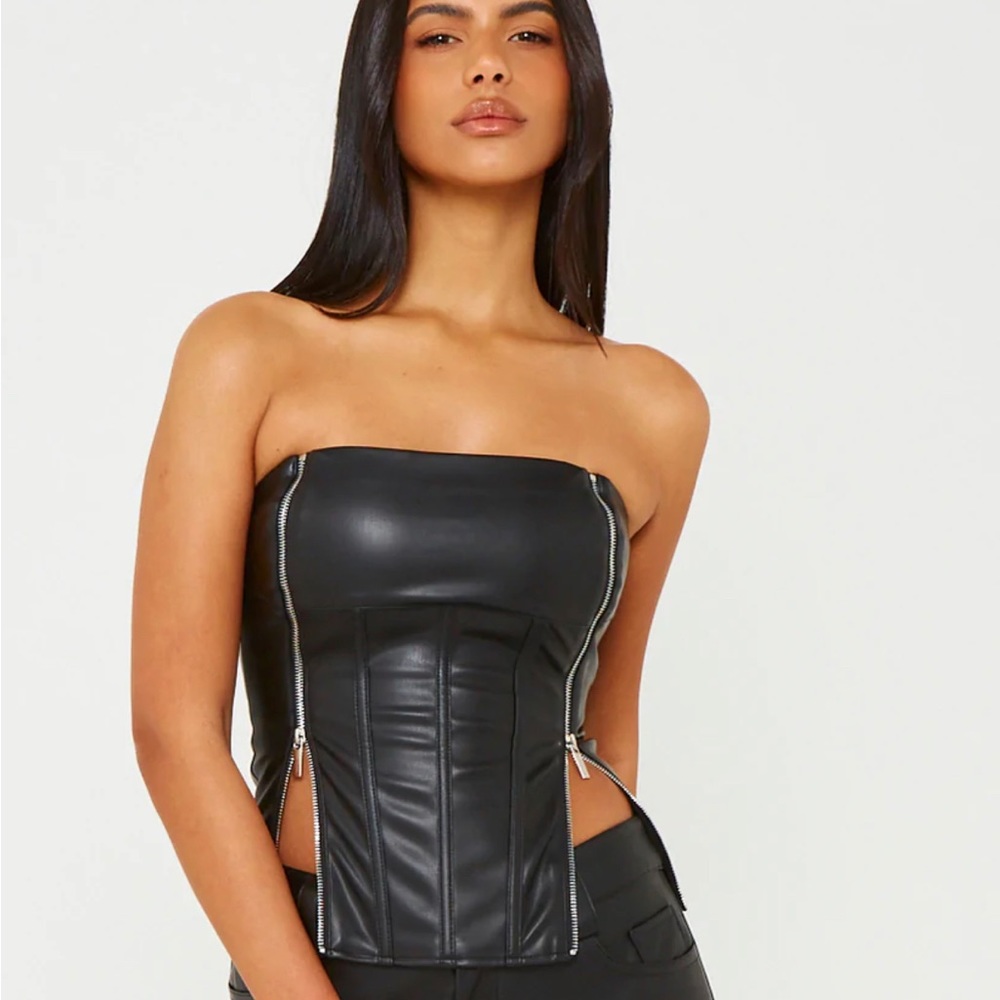 LUXE TO KILL LEATHER CORSET